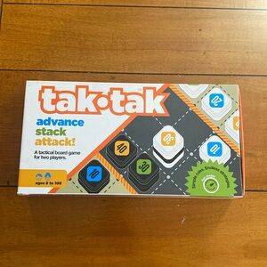Board game tak-tak. Ages 8 and up. New in box.